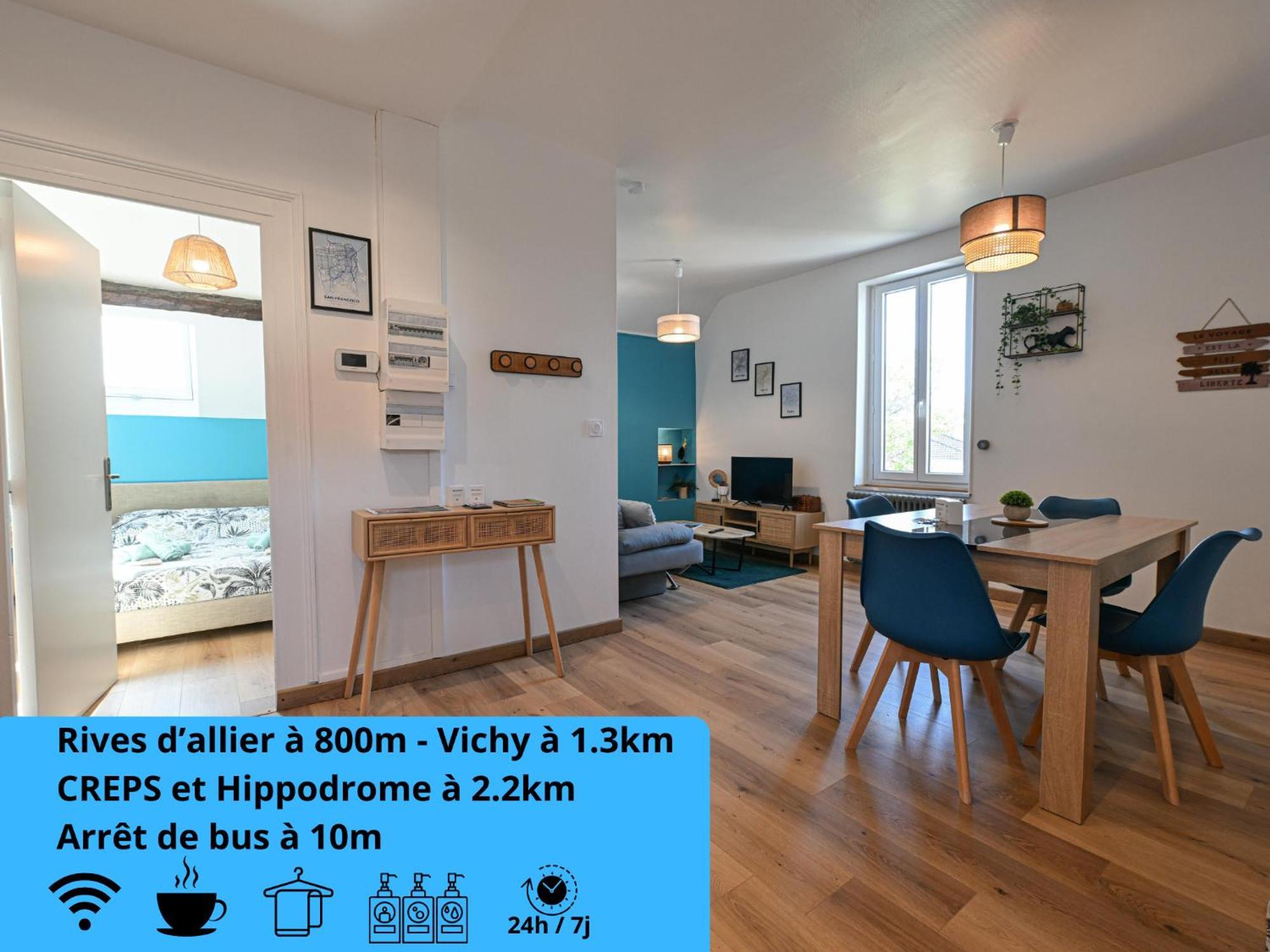 Apartament La Belle Rive Du Voyageur Bellerive-sur-Allier Zewnętrze zdjęcie